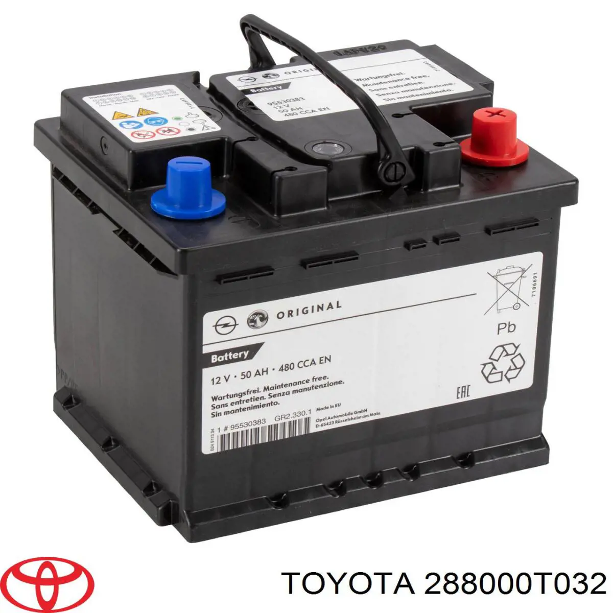 Акумуляторна батарея, АКБ 288000T032 Toyota