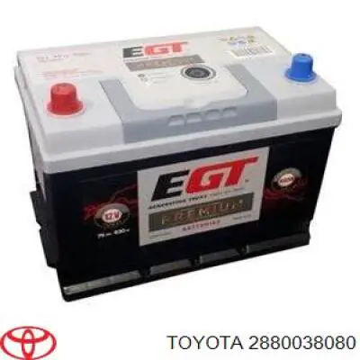 Батарея акумуляторна Toyota 2880038080 ціна, від 721.62 USD