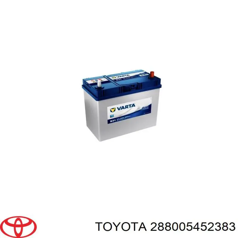 288005452383 Toyota акумуляторна батарея, акб