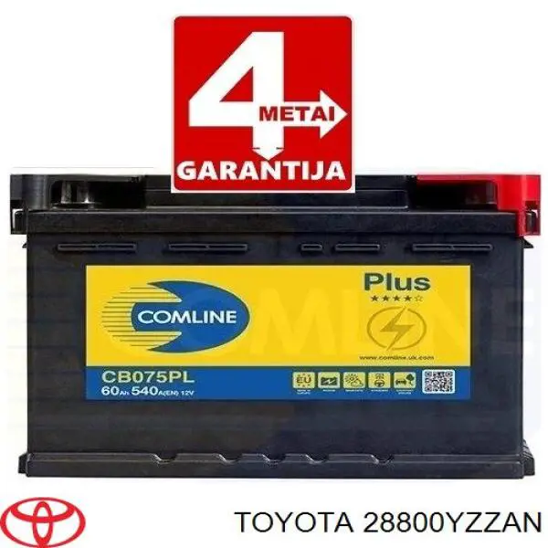 Батарея акумуляторна Toyota 28800YZZAN ціна, від 73.08 USD