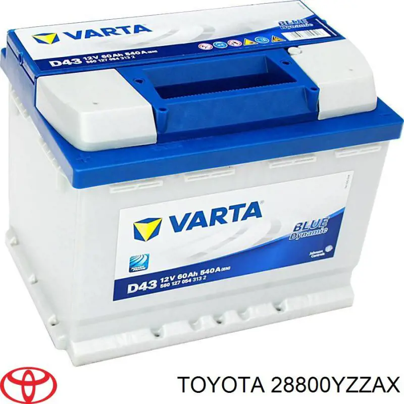 Купити 28800YZZAX Toyota Автомобільна батарея
