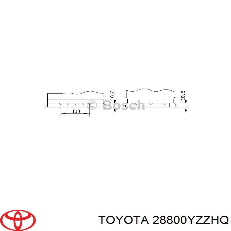Купити Акумулятор Toyota 510 А/г (28800YZZHQ)