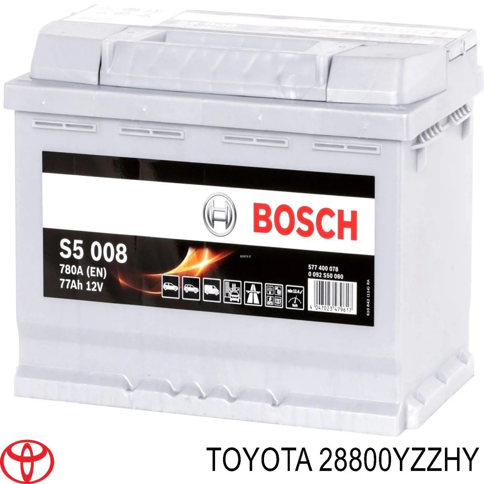 2880066021 Toyota Авто акумулятор