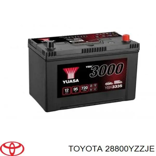 Акумуляторна батарея, АКБ Toyota Land Cruiser 80 (J8) (Тойота Ленд крузер)