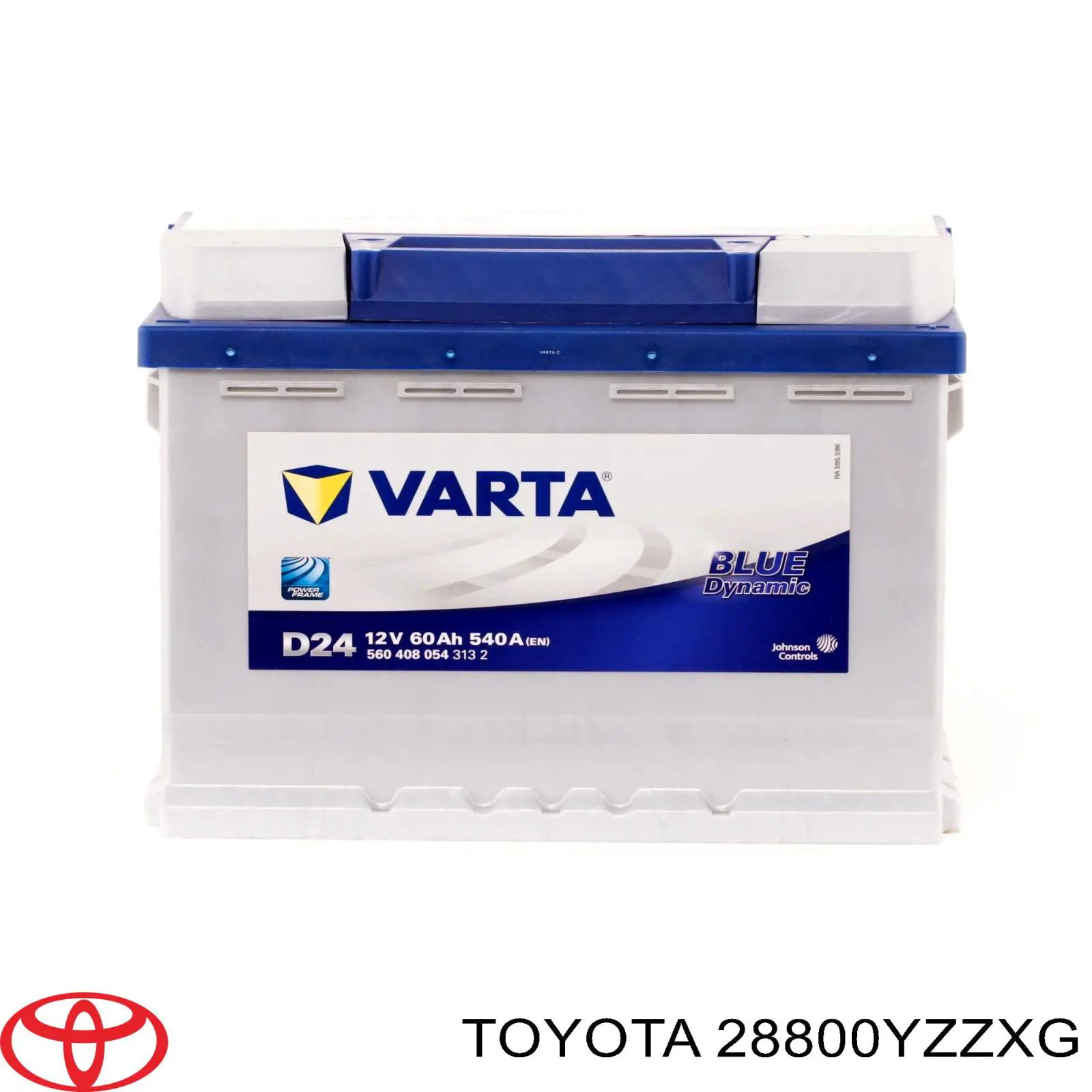 Акумуляторна батарея, АКБ 28800YZZXG Toyota