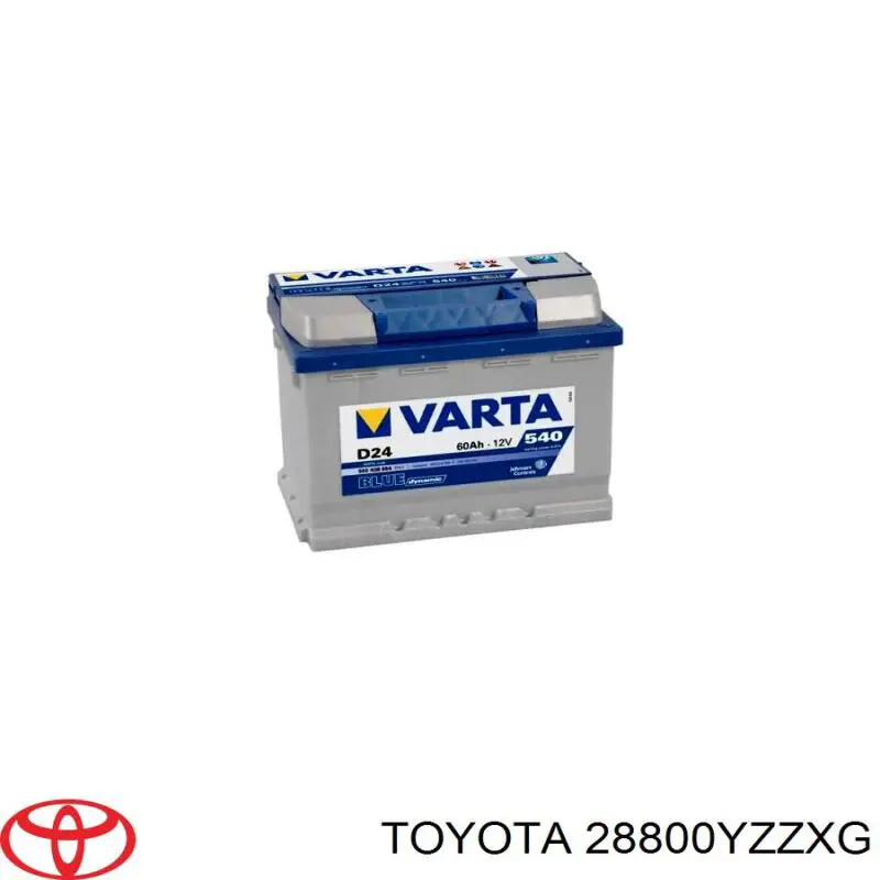 Купити Акумулятор Toyota Ємність 60А/г 28800YZZXG