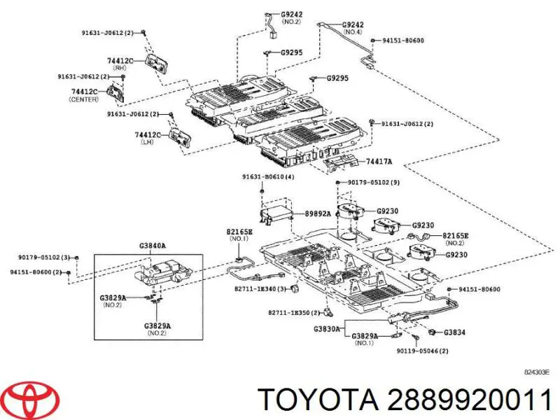  Toyota 2889920011 ціна, від 11.29 USD
