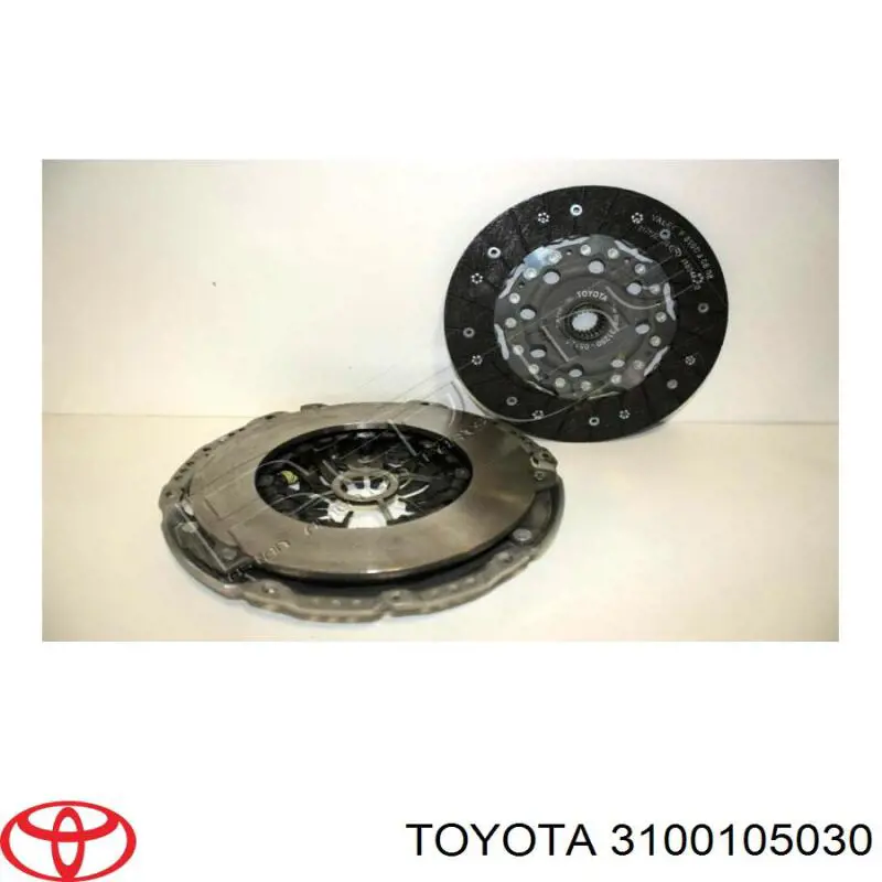 Комплект зчеплення (3 частини) Toyota 3100105030 ціна, від 178.86 USD