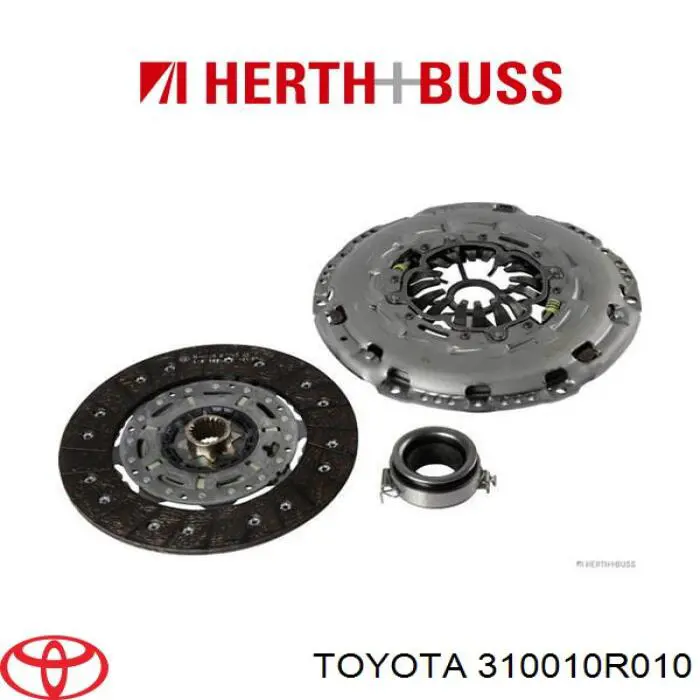 310010R010 Toyota комплект зчеплення (3 частини)