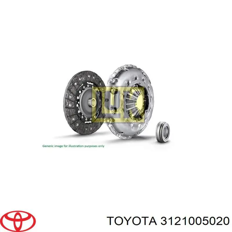Пелюстковий кошик зчеплення Toyota 3121005020 ціна, від 155.41 USD