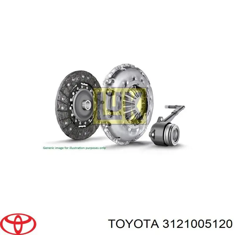 Корзина зчеплення 3121005120 Toyota