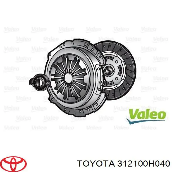 Купити 312100H040 Toyota Корзина зчеплення