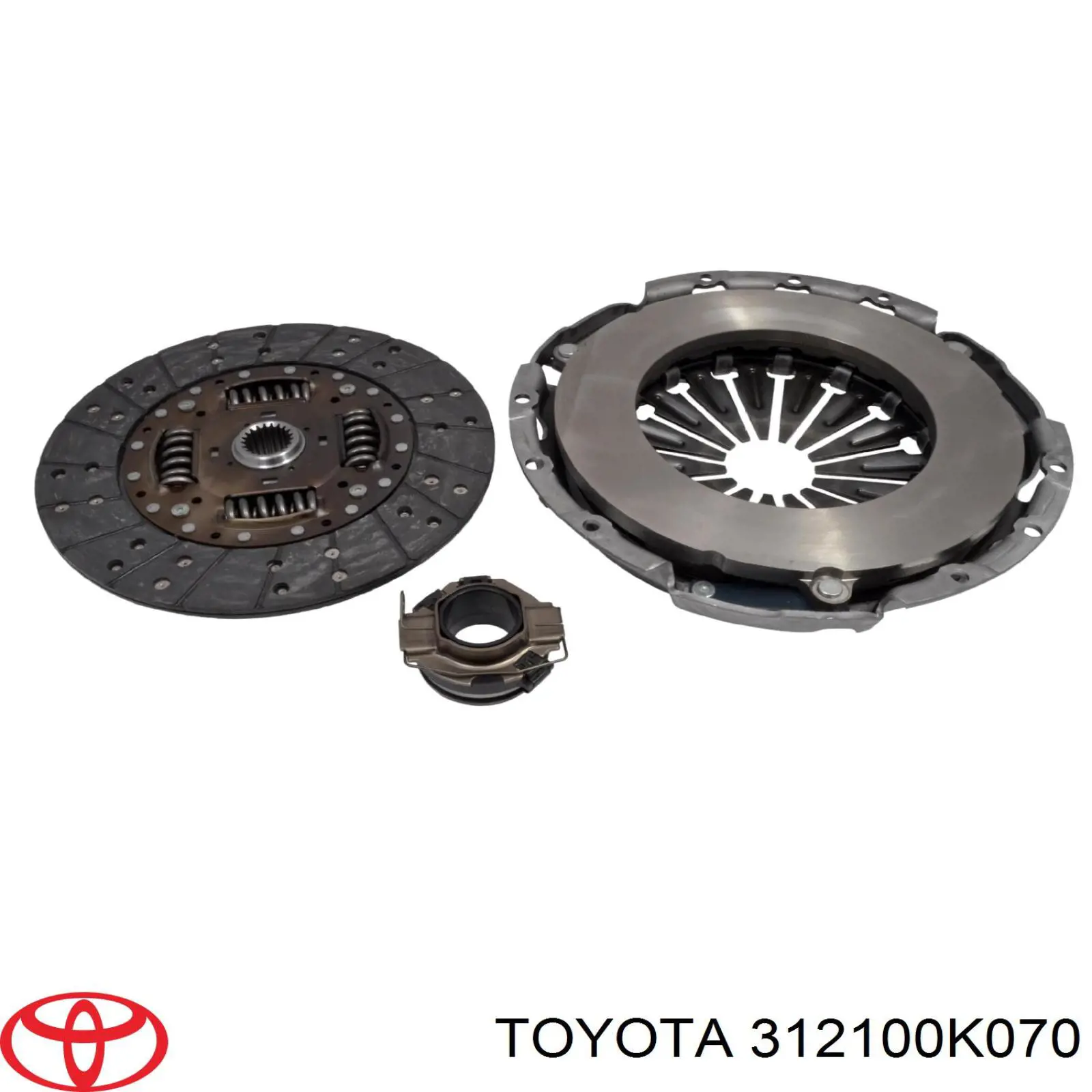 Корзина зчеплення 312100K070 Toyota