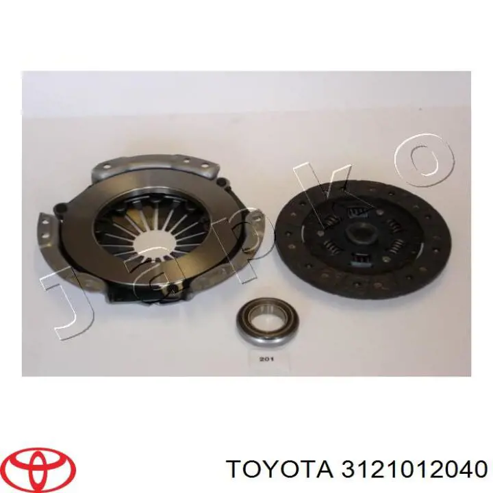 Диск сцепления на Toyota Corolla KE