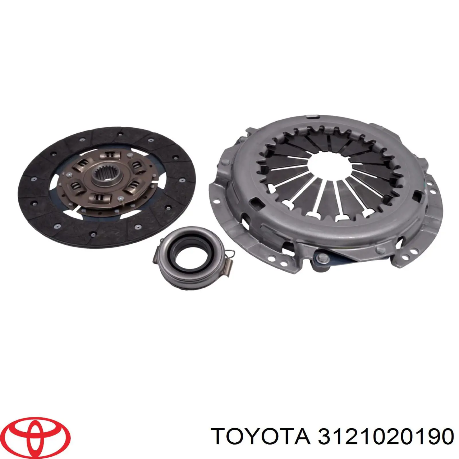 Пелюстковий кошик зчеплення Toyota 3121020190 ціна, від 52.48 USD