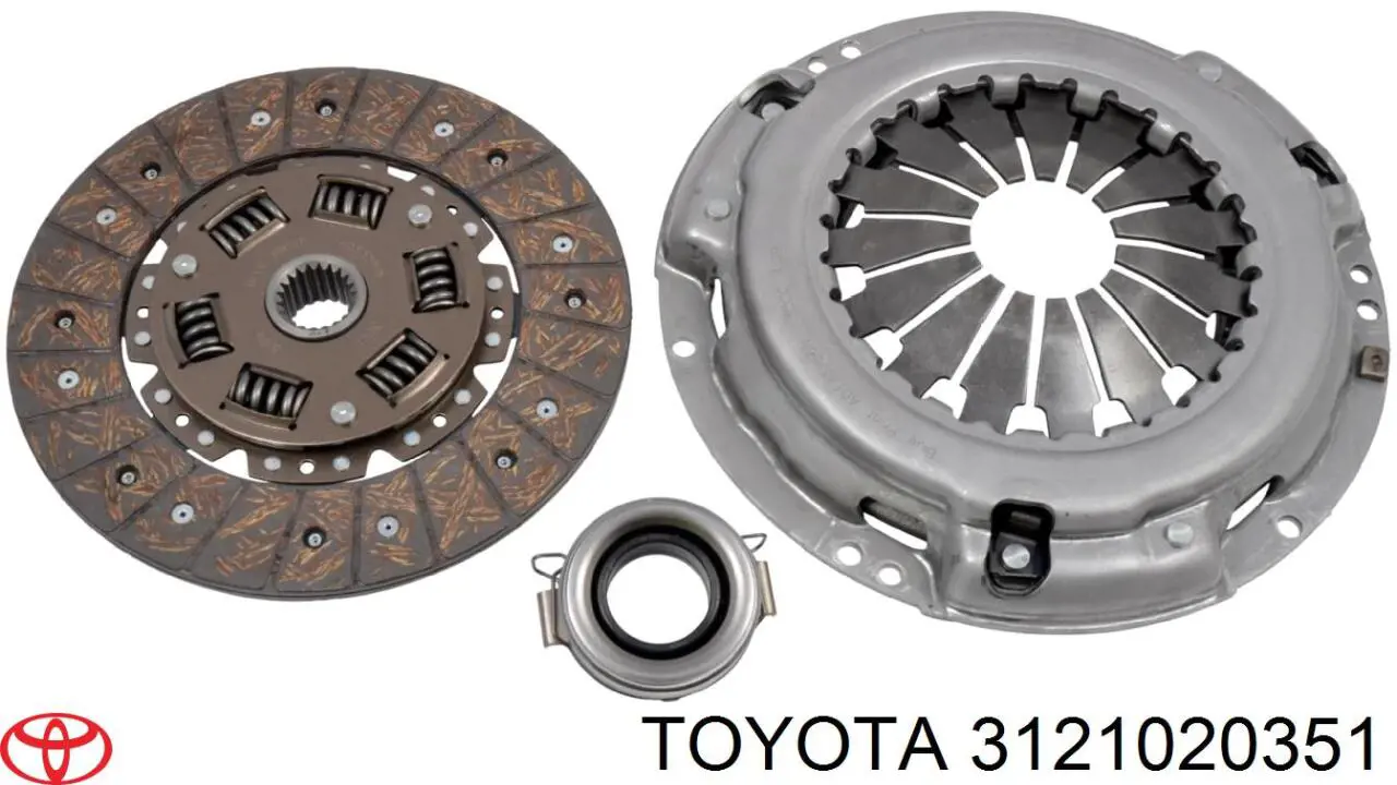 Корзина зчеплення 3121020351 Toyota