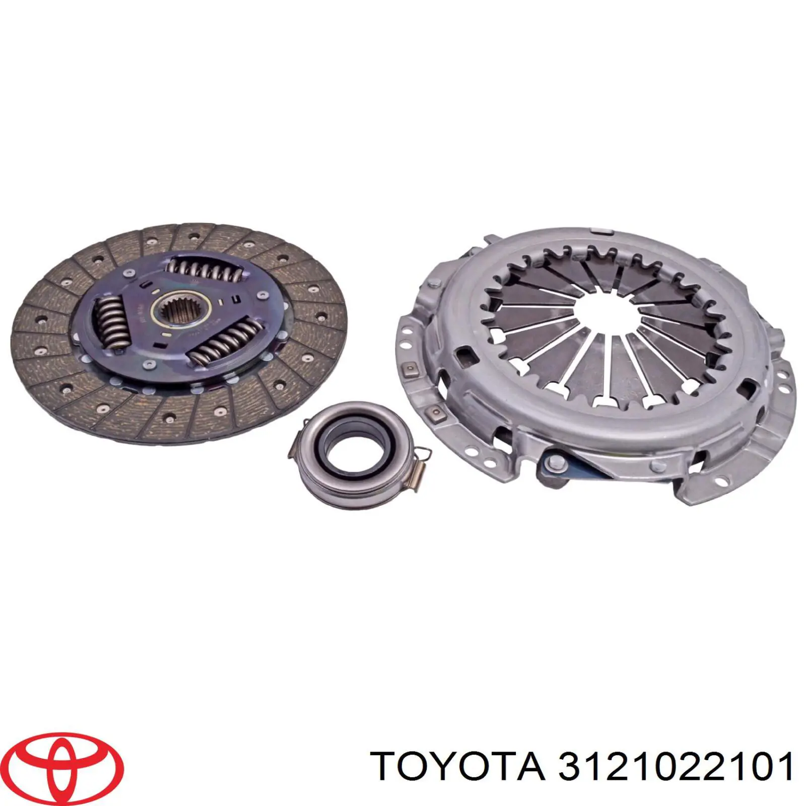 3121022101 Toyota Натискний диск зчеплення