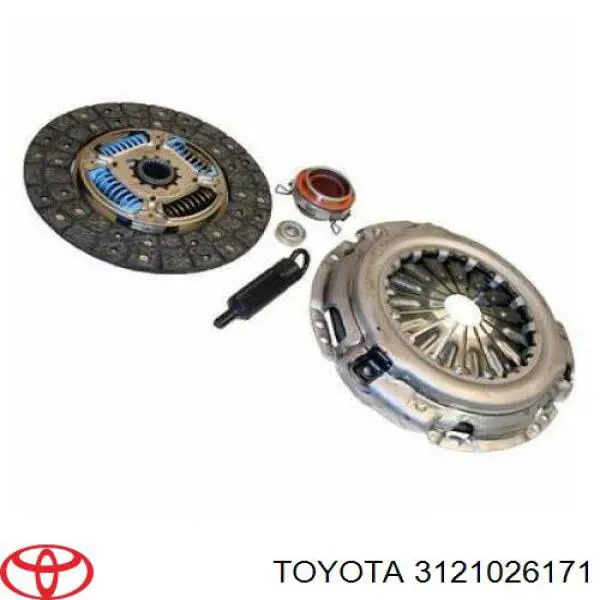 Пелюстковий кошик зчеплення Toyota 3121026171 ціна, від 87.25 USD