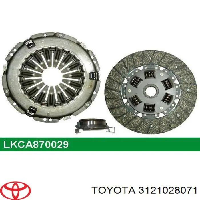 Пелюстковий кошик зчеплення Toyota 3121028071 ціна, від 61.41 USD