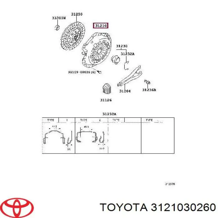  3121030260 Toyota