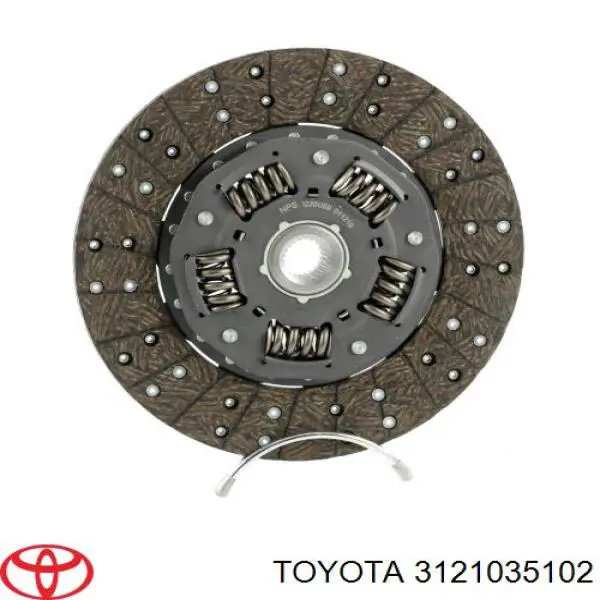 Пелюстковий кошик зчеплення Toyota 3121035102 ціна, від 46.06 USD
