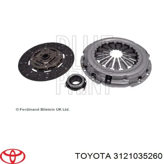  Toyota 3121035260 ціна, від 280.37 USD