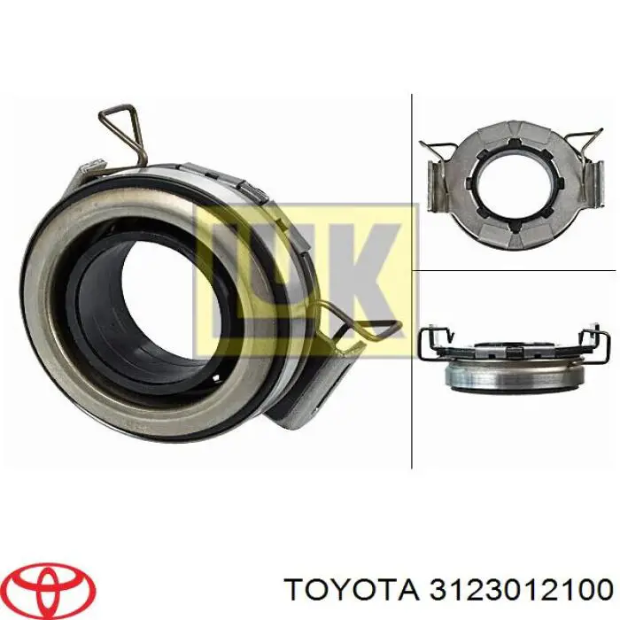 3123012100 Toyota Підшипник ковзання зчеплення