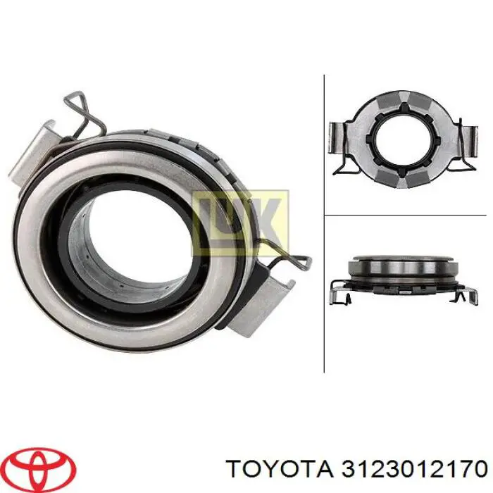 Вижимний підшипник Toyota 3123012170 ціна, від 23.11 USD