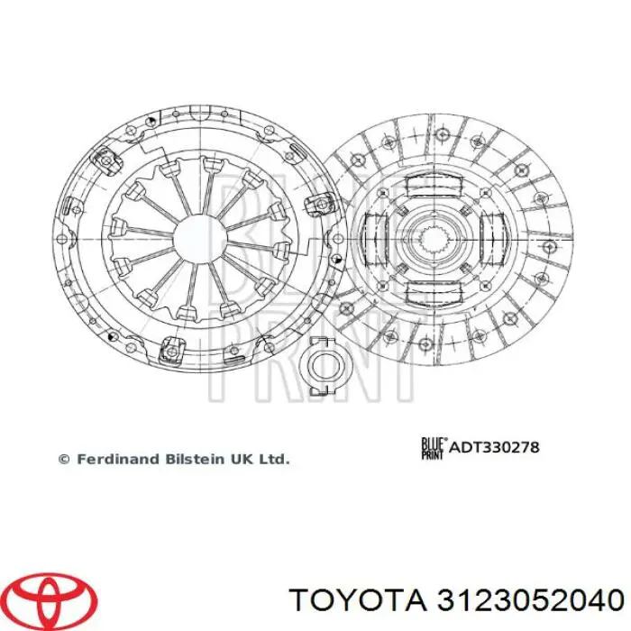 Купити 3123052040 Toyota Підшипник включення зчеплення