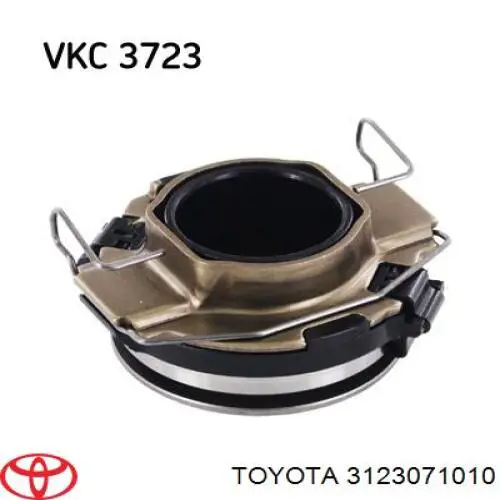 3123071010 Toyota Підшипник ковзання зчеплення