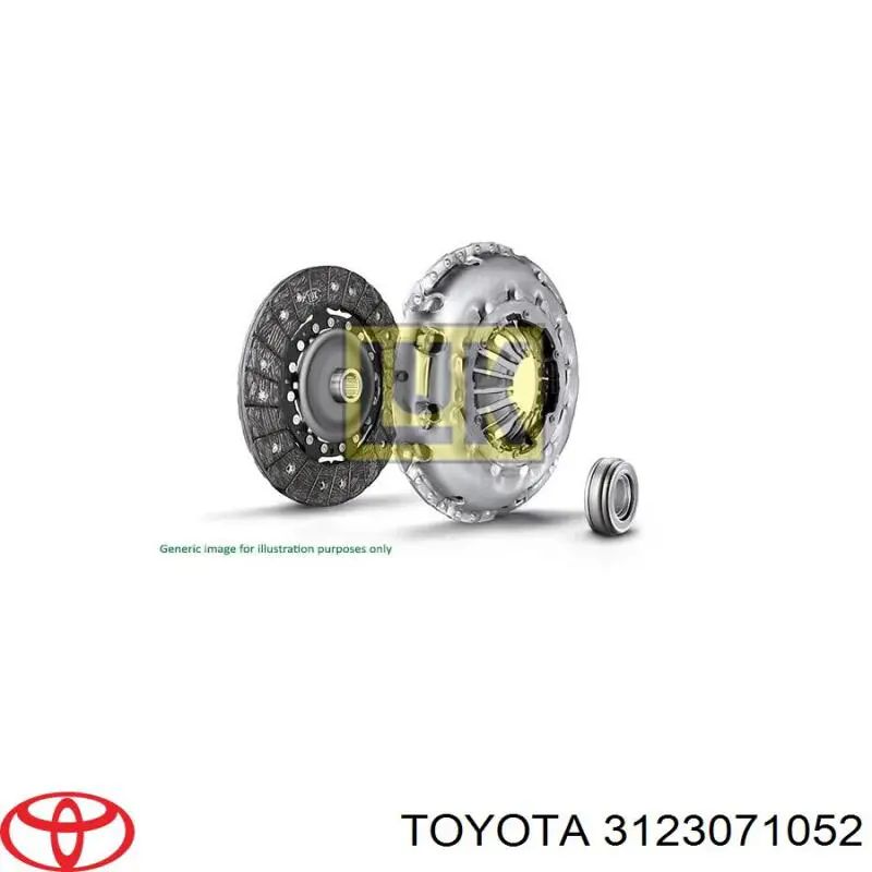 3123071052 Toyota підшипник вижимний зчеплення