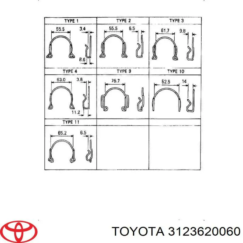 Вісь вилки зчеплення Toyota RAV4 3 (A3) (Тойота Рав4)
