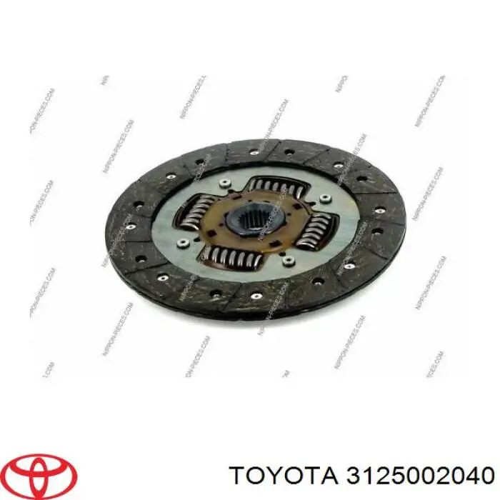 Купити 3125002040 Toyota Диск зчеплення