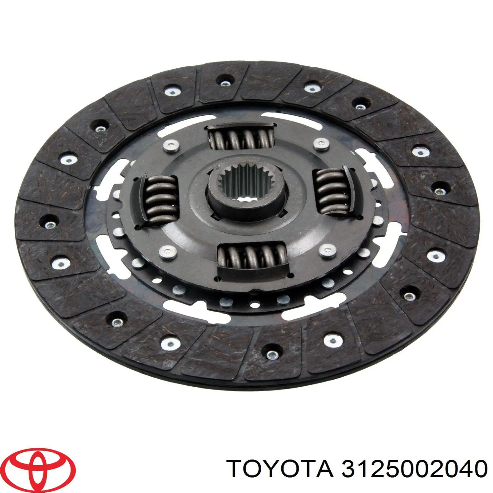 3125002040 Toyota диск зчеплення