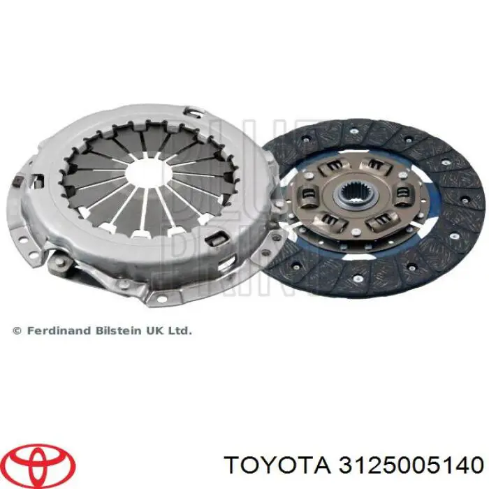 Зчеплення Toyota 3125005140 ціна, від 62.73 USD