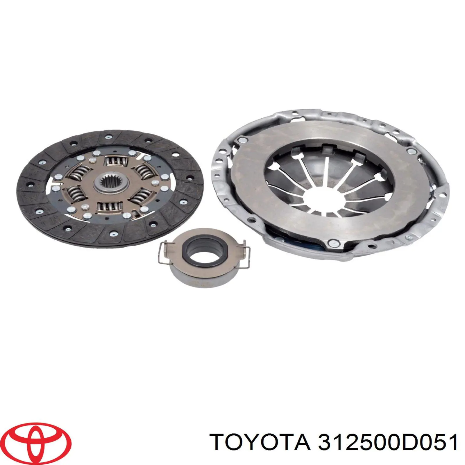 Зчеплення Toyota 312500D051 ціна, від 79.16 USD