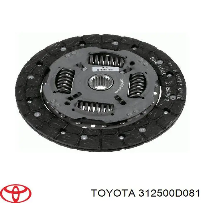 Диск зчеплення 312500D081 Toyota