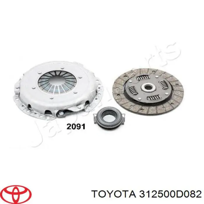 312500D082 Toyota диск зчеплення