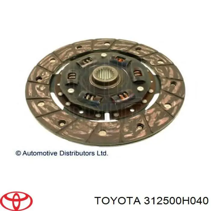 312500H040 Toyota диск зчеплення