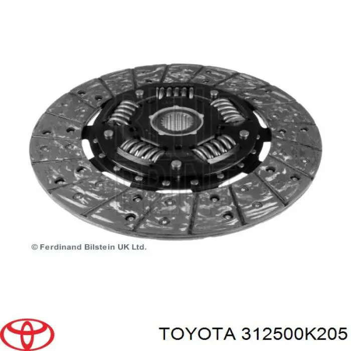 Купити 312500K205 Toyota Диск зчеплення