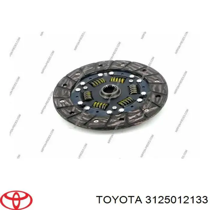 Зчеплення Toyota 3125012170 ціна, від 25.34 USD