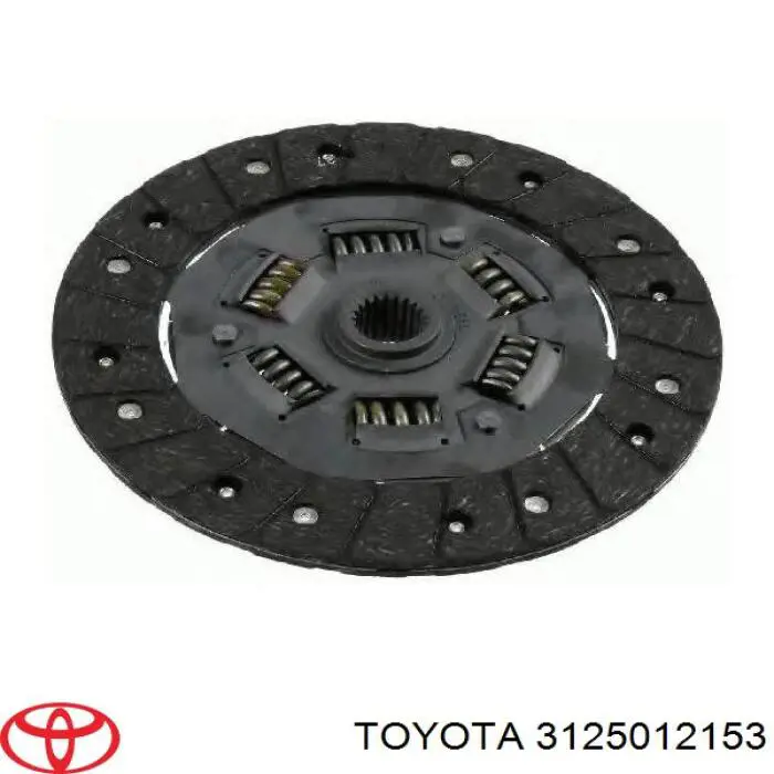 3125012153 Toyota диск зчеплення