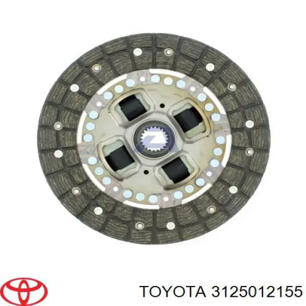 Зчеплення Toyota 3125012155 ціна, від 27.40 USD