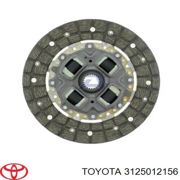 Диск зчеплення 3125012156 Toyota