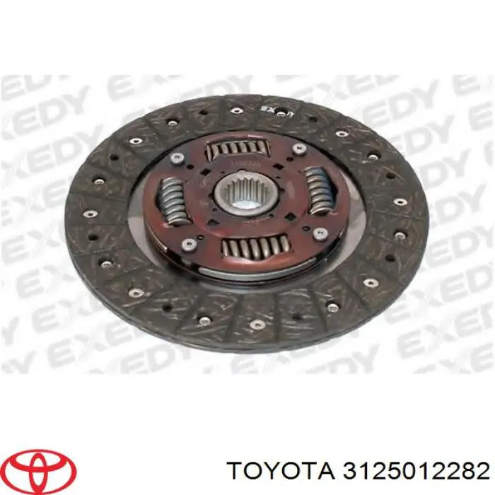 3125012282 Toyota диск зчеплення