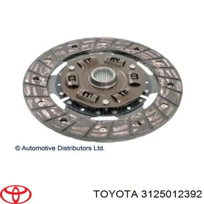 3125012392 Toyota диск зчеплення