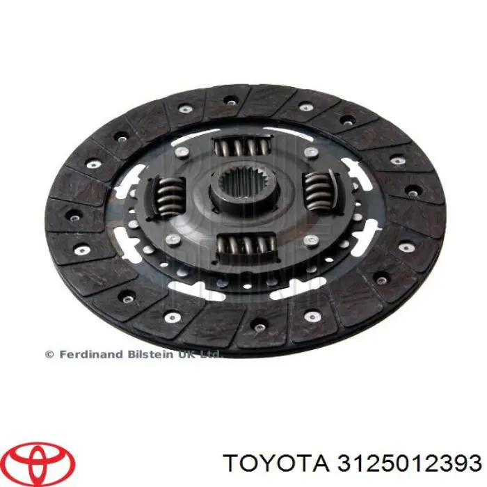 Зчеплення Toyota 3125012393 ціна, від 31.41 USD