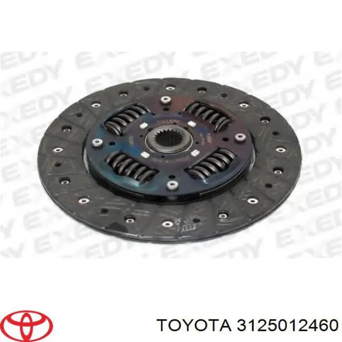 3125012460 Toyota диск зчеплення
