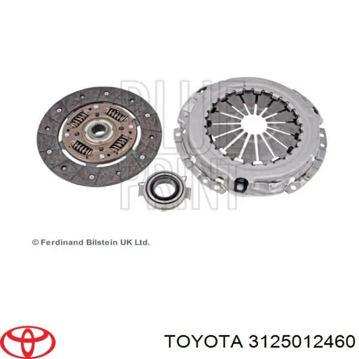 Зчеплення Toyota 3125012460 ціна, від 88.46 USD