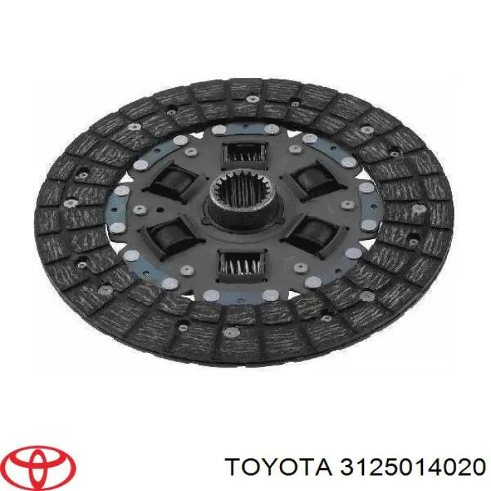 3125014020 Toyota Диск зчеплення